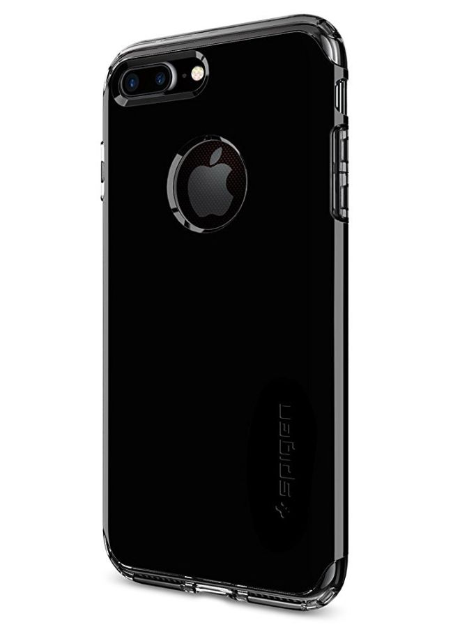 Spigen Hybrid Armor Cover Case For iPhone 8 Plus/iPhone 7 Plus Jet Black  - Image 2
