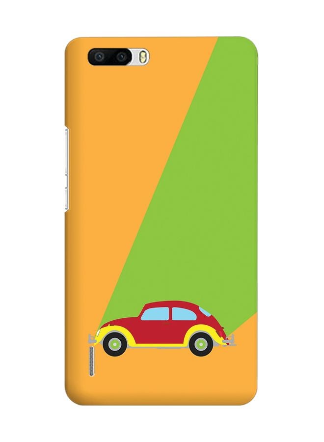 Stylizedd Slim Snap Case Cover for Huawei Honor 6 Plus Retro Bug Orange - Image 1