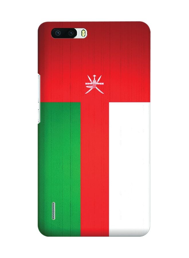 Stylizedd Slim Snap Case Cover for Huawei Honor 6 Plus Flag of Oman - Image 1