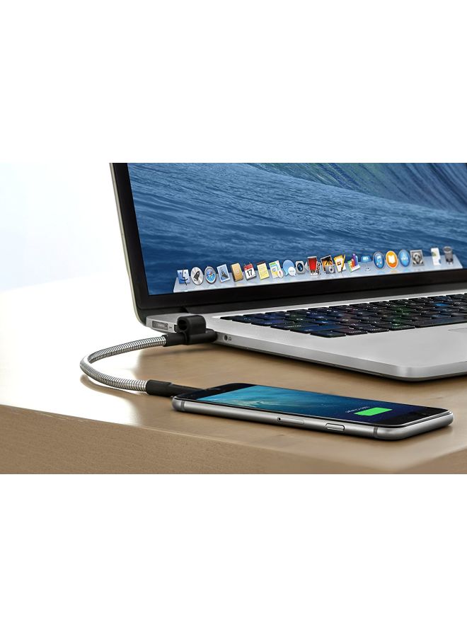 Fuse Chicken Titan Loop Key Chain Cable Black/Silver - Image 3