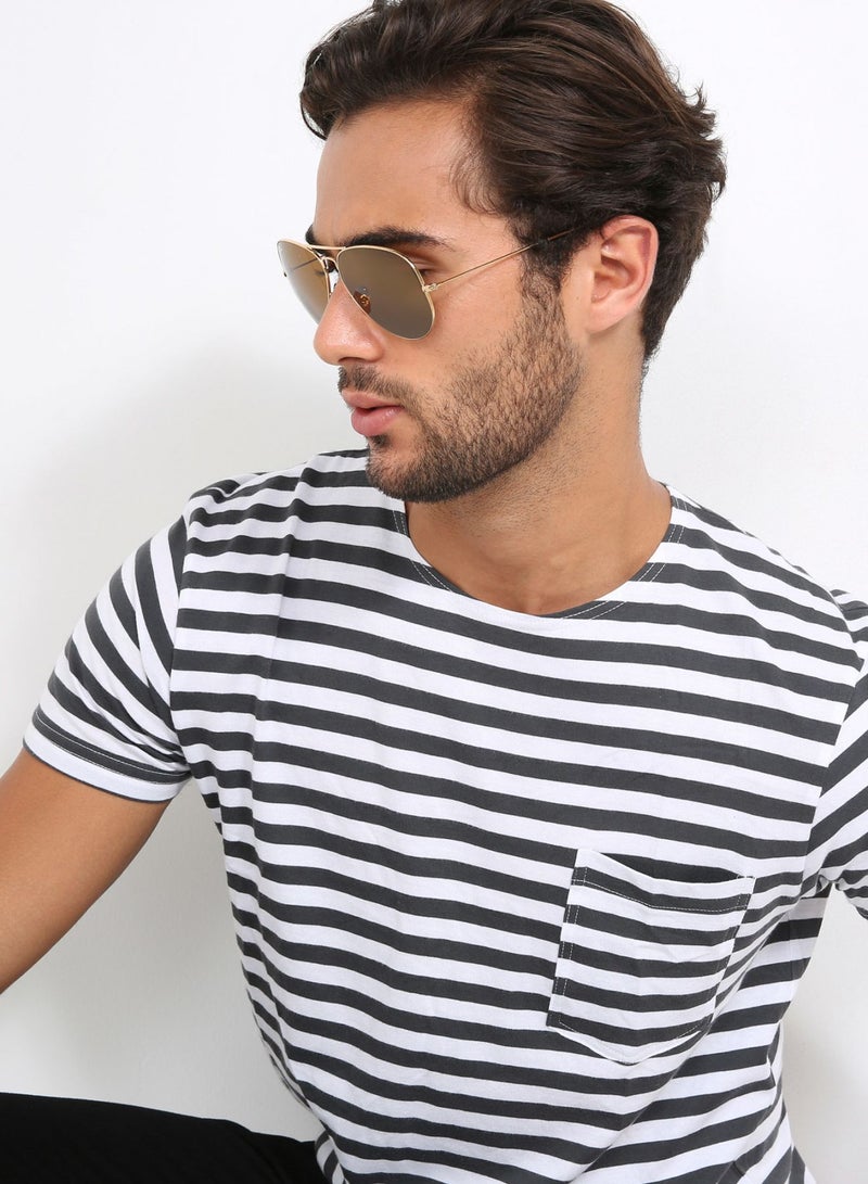 Ray-Ban Men's Aviator Sunglasses - Lens Size: 62 mm - Image 4