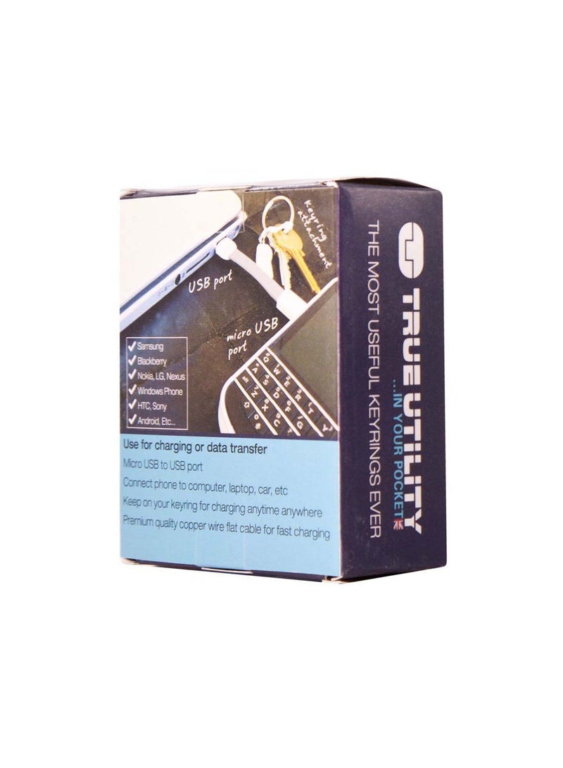 True Utility Mobilecharger USB To Micro USB White - Image 3