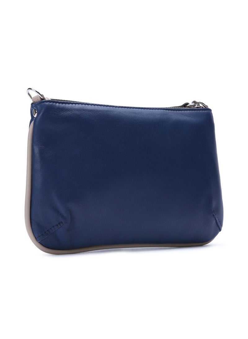 Lumi Maiju Crossbody Bag Navy Blue/Taupe - Image 2