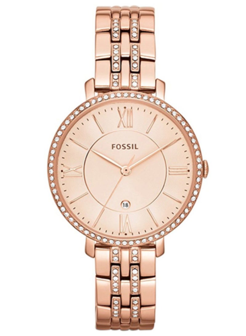 FOSSIL Women's Jacqueline Stone Studded Analog Watch ES3546  - Image 1