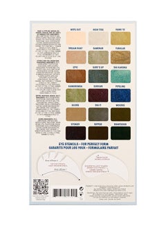 theBalm Balmsai Eyeshadow and Brow Stencil Palette Multicolor  - Image 3