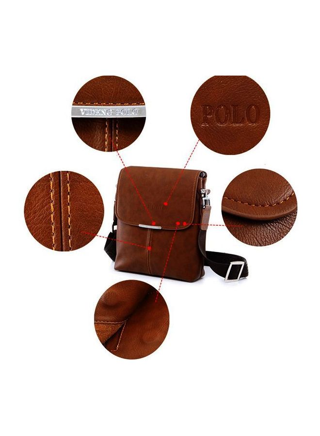 VIDENG POLO Classic Travel Business Bag Brown - Image 3