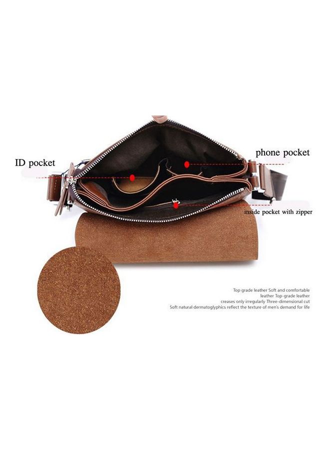 VIDENG POLO Classic Travel Business Bag Brown - Image 2