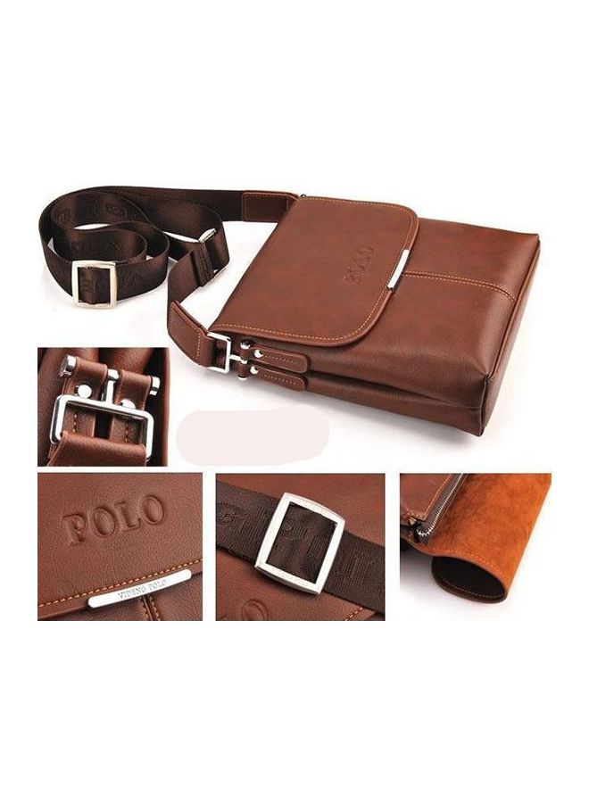 VIDENG POLO Classic Travel Business Bag Brown - Image 4