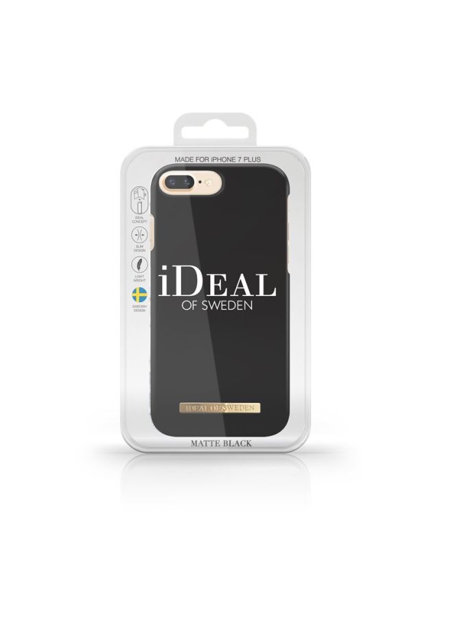 iDeal of Sweden Plastic Fashion Case Back Cover For iPhone 8 Plus/iPhone 7 Plus Matte Black - Image 3