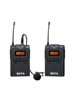 Ultra High Frequency UHF Wireless Lavalier Microphone System BY-WM6 Black