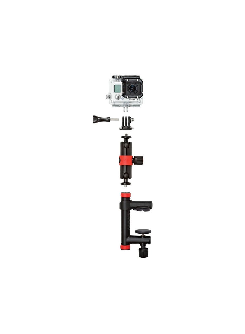 JOBY - Action Clamp And Locking Arm Black/Red - Image 1