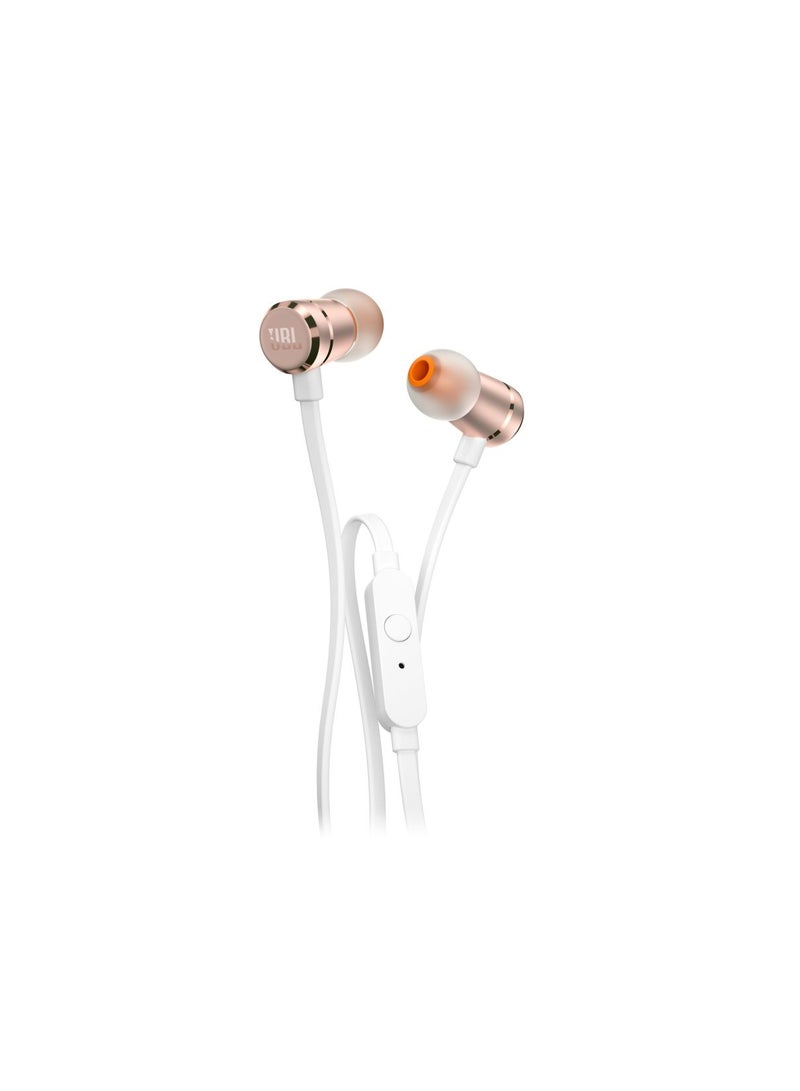 JBL - T290 In-Ear Headphones Rose Gold/White - Image 1