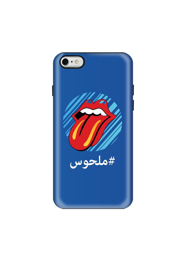 ستايلايزد غطاء متين فاخر ذو مظهر غير لامع بطبقة مزدوجة لهاتف آيفون 6 بلس/6s بلس ملحوس كريزي - Image 1