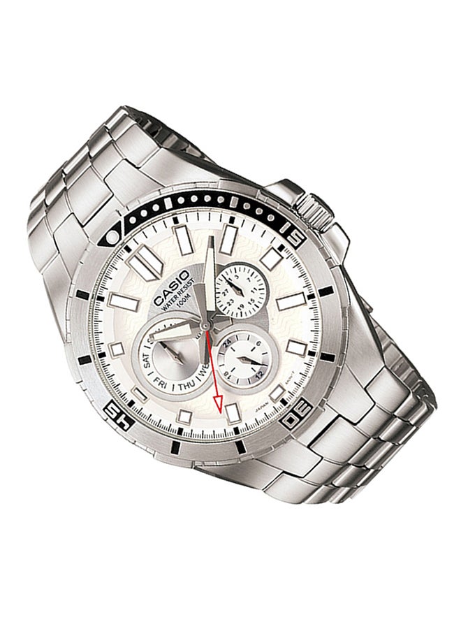CASIO Men's Stainless Steel Analog Quartz Watch MTD-1060D-7A - Image 2