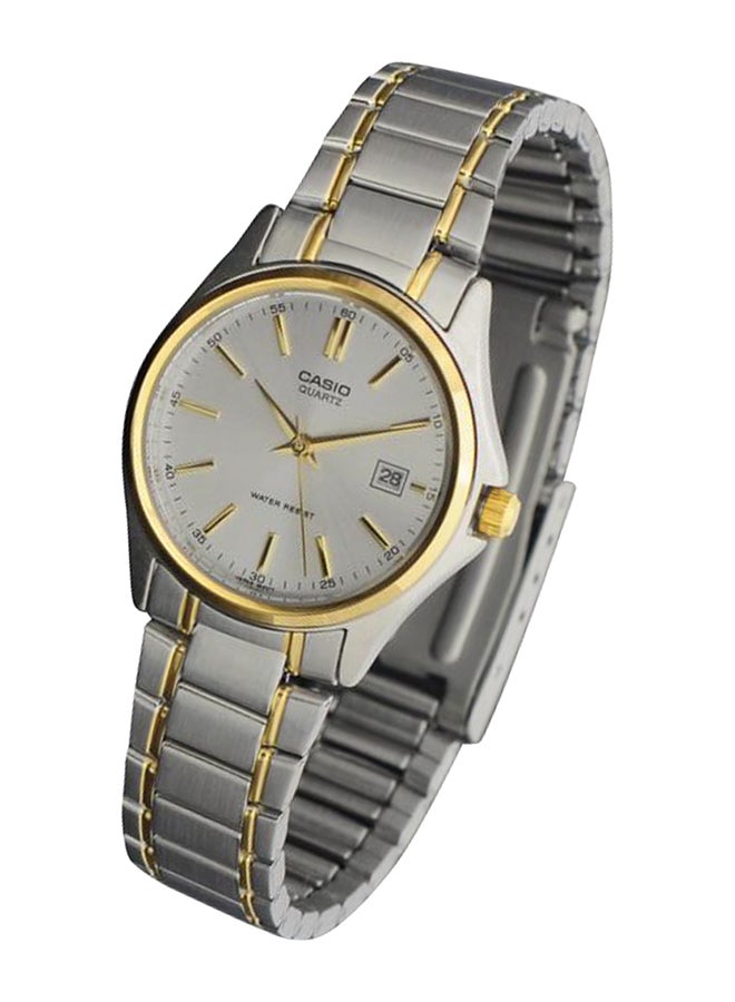 Women's Enticer Quartz Analog Watch LTP-1183G-7ADF - 32 mm - Silver/Gold