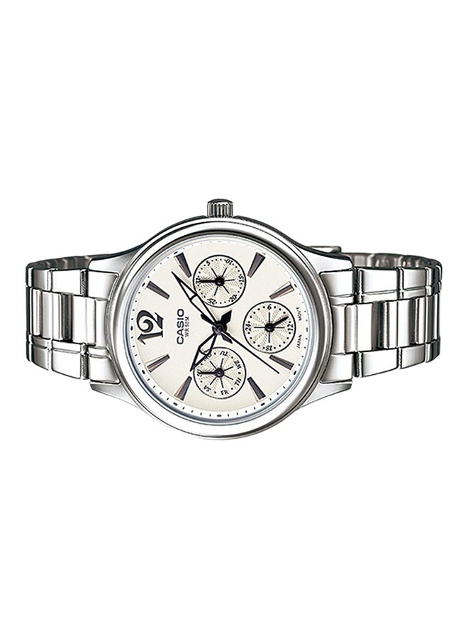 كاسيو ساعة يد كوارتز إنتايسر بعقارب طراز LTP-2085D-7AVDF للنساء - Image 2