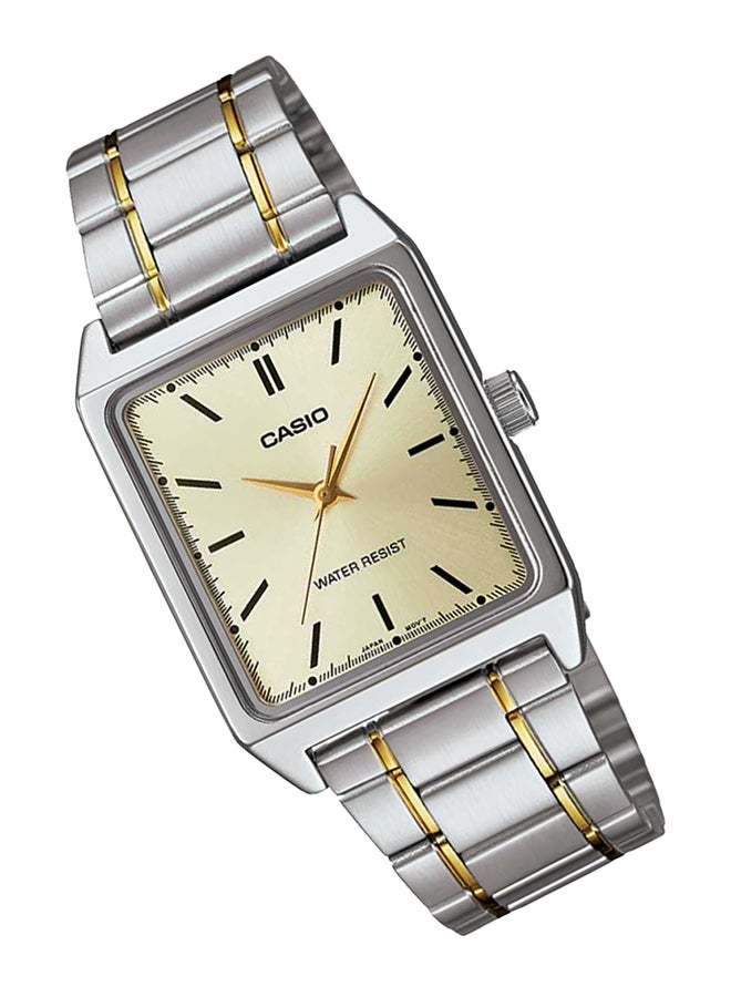 CASIO Women's Stainless Steel Quartz Analog Watch LTP-V007SG-9EUDF - 22 mm - Silver/Gold - Image 3