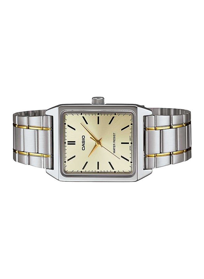 CASIO Women's Stainless Steel Quartz Analog Watch LTP-V007SG-9EUDF - 22 mm - Silver/Gold - Image 2