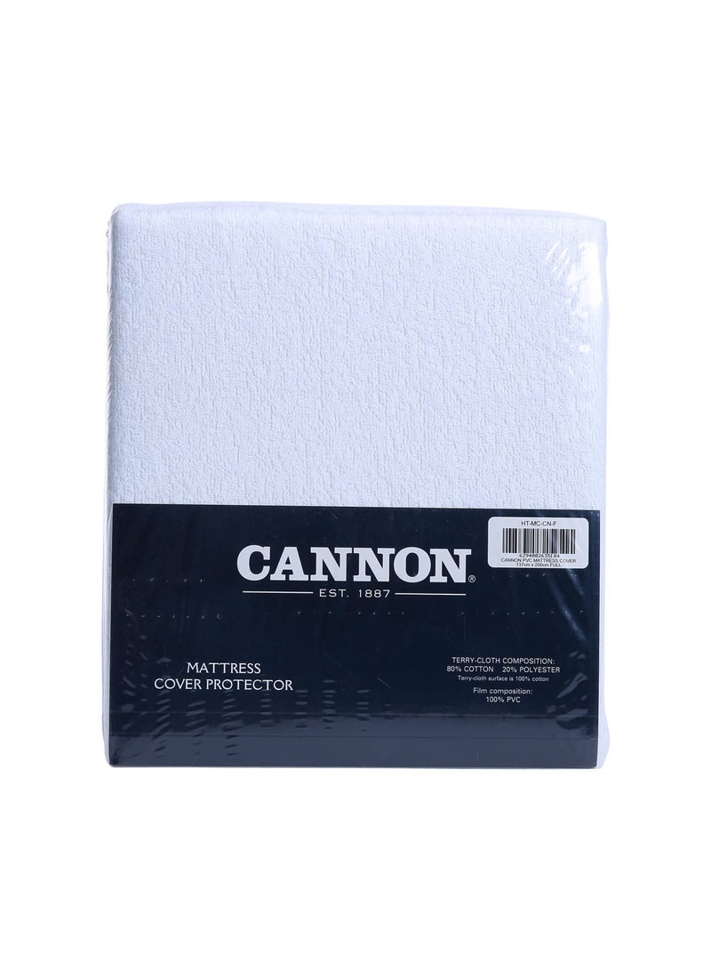 كانون غطاء فراش cotton_blend أبيض 137x200سم  - Image 2