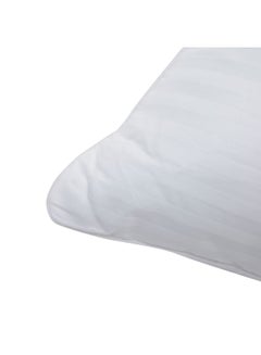 Cannon Stripe Pillow Cotton White  - Image 1