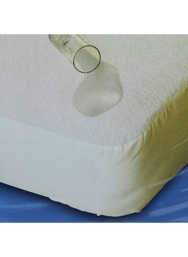 كانون غطاء فراش cotton_blend أبيض 137x200سم  - Image 1
