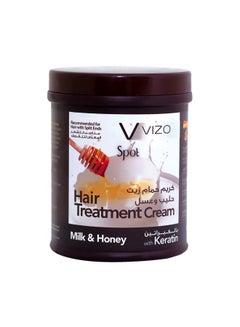 VIZO Spot Hair Treatment Cream Milk And Honey With Keratin 1000ml 