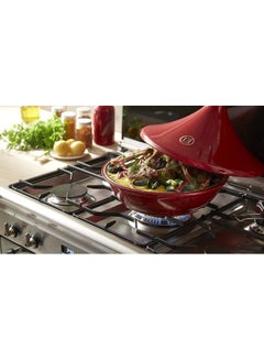 Emile Henry Tagine Flame Burgundy 26centimeter  - Image 4