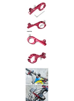 Generic Bike Aluminum Handlebar Mount For GoPro HERO 5 HERO 4 HERO 3 SJCAM Camera Red  - Image 3