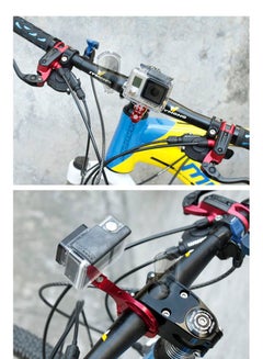 Generic Bike Aluminum Handlebar Mount For GoPro HERO 5 HERO 4 HERO 3 SJCAM Camera Red  - Image 4