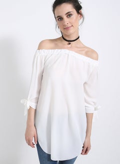 Off Shouder Top White
