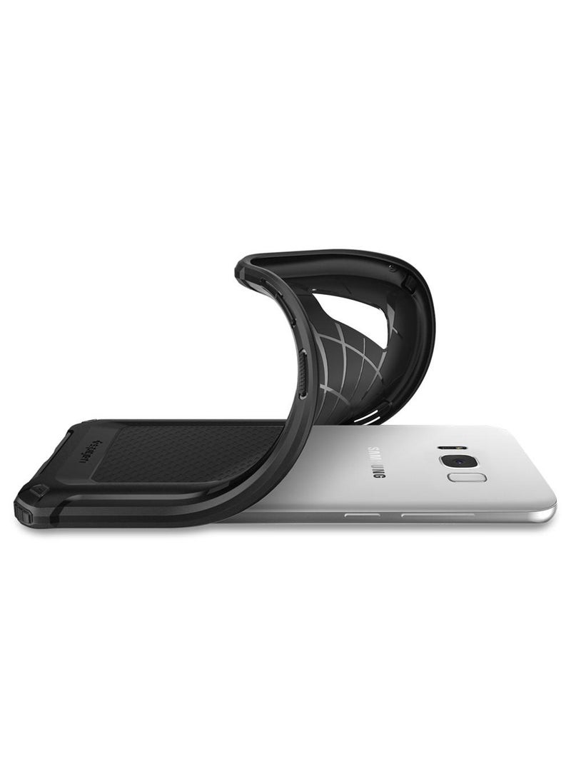 Spigen - Rugged Armor EXTRA Cover Case For Samsung Galaxy S8 Plus Black - Image 1