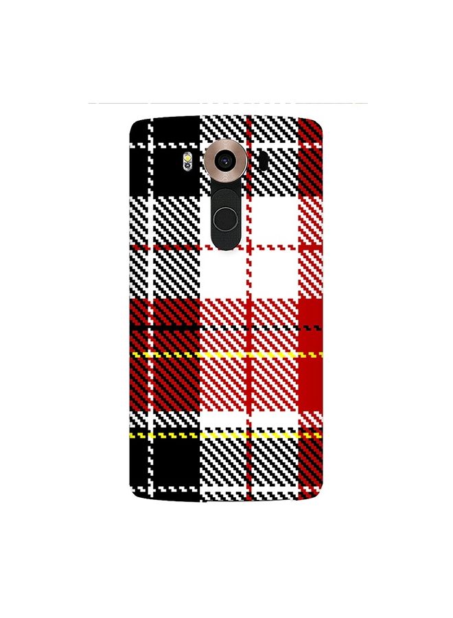 ستايلايزد غطاء حماية محكم فاخر رفيع ذو مظهر غير لامع لهاتف إل جي V10 فلانيل إنجليزي - Image 1