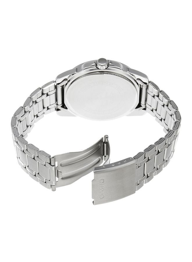 CASIO Men's Stainless Steel Analog Quartz Watch MTP-1314D-7AVDF - 50 mm - Silver - Image 2