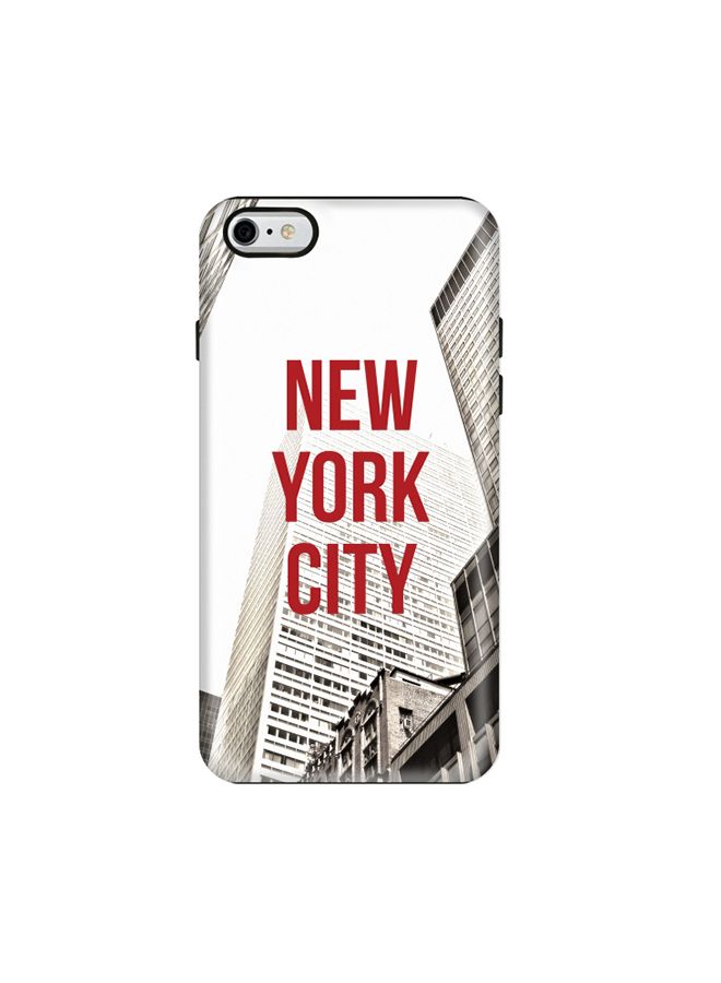 Premium Dual Layer Tough Case Cover Matte Finish for Apple iPhone 6/6s New YorkSkyscraper