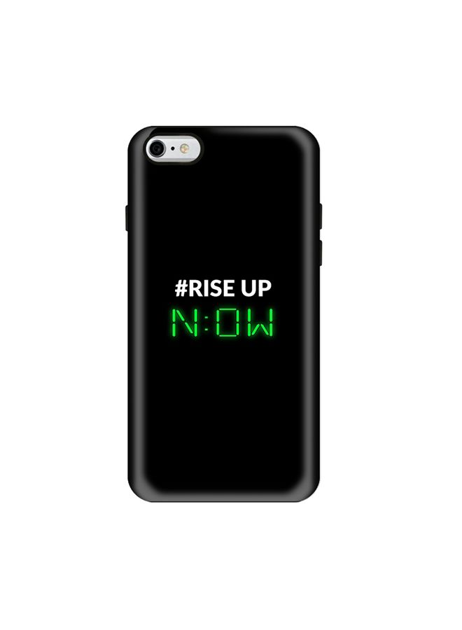 Stylizedd Premium Dual Layer Tough Case Cover Matte Finish for Apple iPhone 6/6s Rise Up - Image 1
