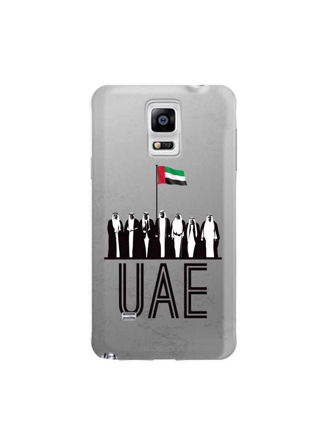 Stylizedd Premium Slim Snap Case Cover Matte Finish for Samsung Galaxy Note 4 Grey - Image 1