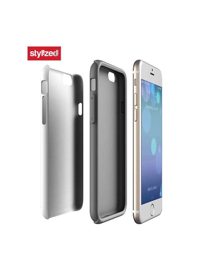 ستايلايزد غطاء صلب مزدوج الطبقة بتشطيب غير لامع لجهاز آبل آيفون 6/6s - Image 2