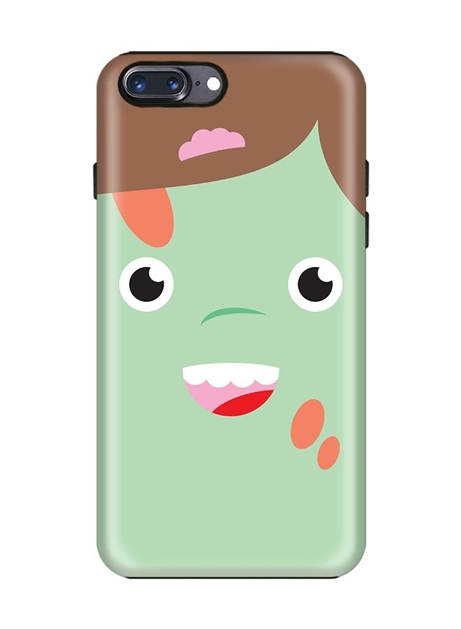 Stylizedd Dual Layer Tough Case Cover Matte Finish for iPhone 8 Plus/iPhone 7 Plus Cute Avatar - Image 1