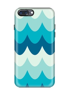 Dual Layer Tough Case Cover Matte Finish for iPhone 8 Plus/iPhone 7 Plus Wavy Waves