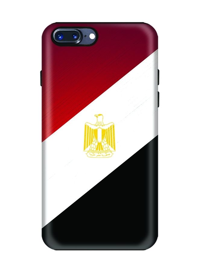 Stylizedd Dual Layer Tough Case Cover Matte Finish for iPhone 8 Plus/iPhone 7 Plus Flag of Egypt - Image 1