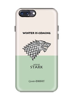 Dual Layer Tough Case Cover Matte Finish for iPhone 8 Plus/iPhone 7 Plus GOT House Stark