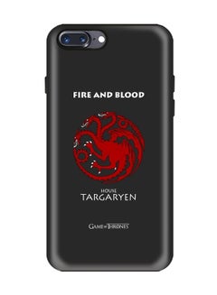 Dual Layer Tough Case Cover Matte Finish for iPhone 8 Plus/iPhone 7 Plus GOT House Targaryen