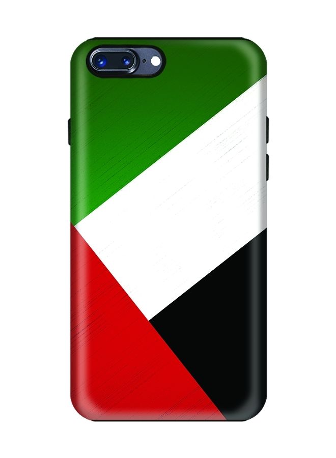 Stylizedd Dual Layer Tough Case Cover Matte Finish for iPhone 8 Plus/iPhone 7 Plus Flag of UAE - Image 1