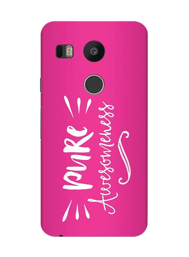 Slim Snap Case Cover Matte Finish for Google Nexus 5X Pure Awesomeness