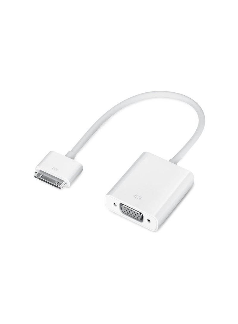 Apple Dock Connector To VGA Adapter White  - Image 3