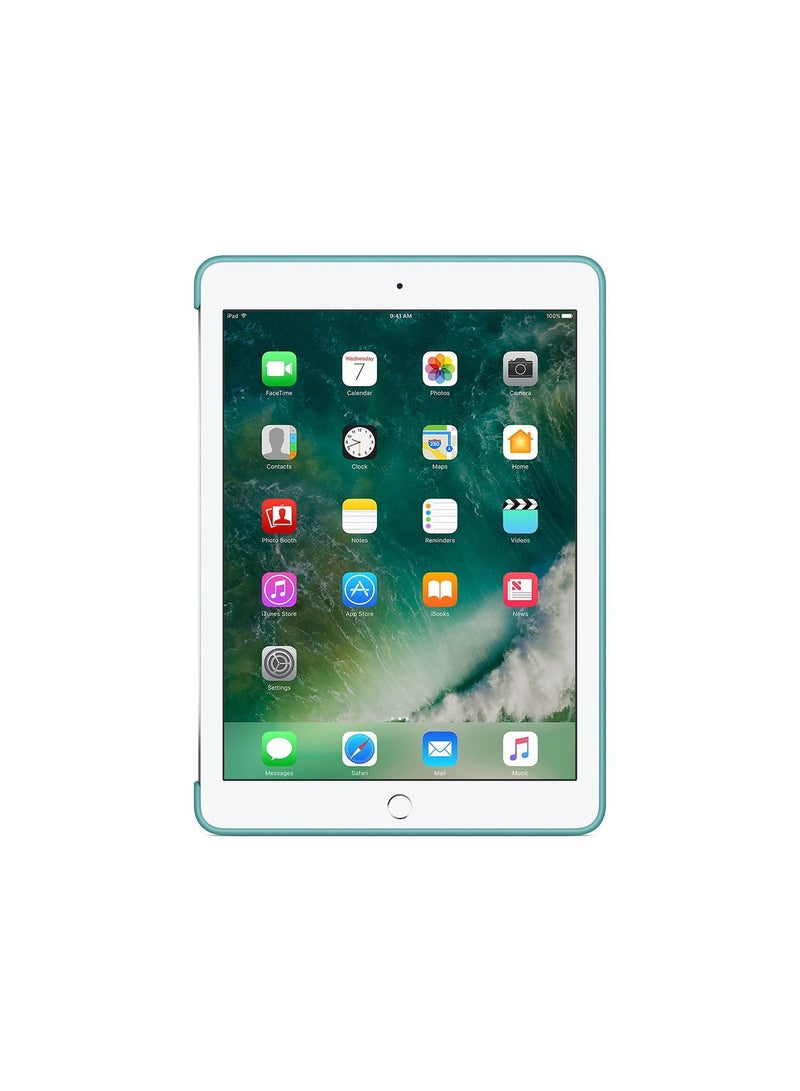 Apple - Silicone Case For 9.7-inch iPad Pro Sea Blue - Image 1