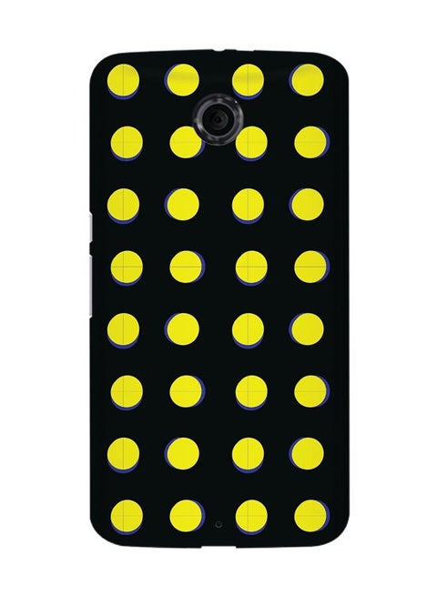 Slim Snap Case Cover Matte Finish for Google Nexus 6 Dots
