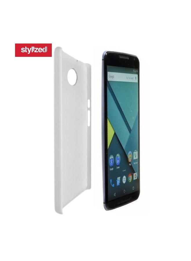 Stylizedd Slim Snap Case Cover Matte Finish for Google Nexus 6 Shemag Black - Image 2
