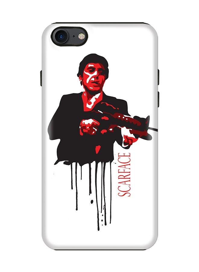 Stylizedd Dual Layer Tough Case Cover Matte Finish for iPhone 8/iPhone 7 Scarface - Image 1