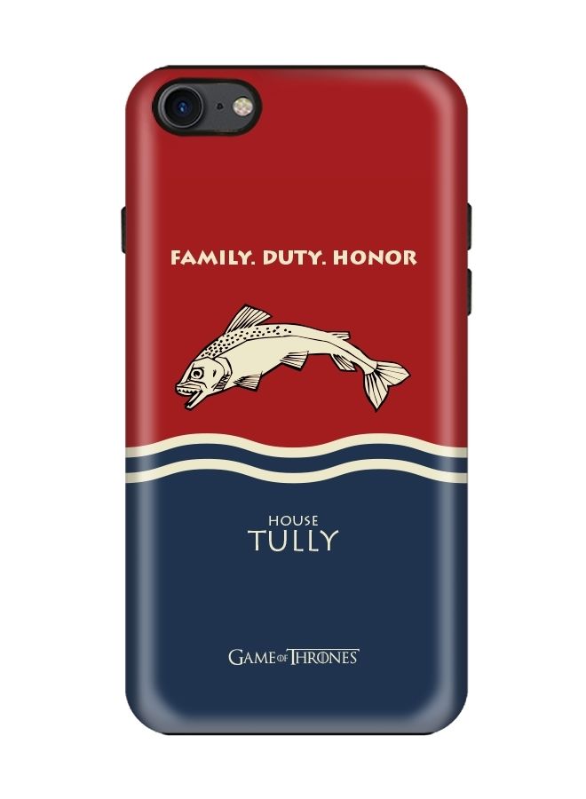 Stylizedd Dual Layer Tough Case Cover Matte Finish for iPhone 8/iPhone 7 GOT House Tully  - Image 1